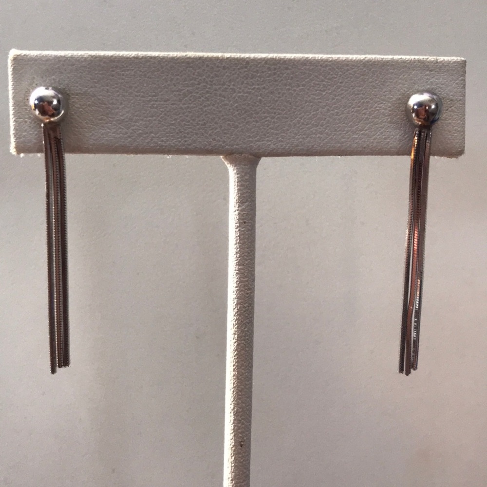 Sterling silver dangly earrings
